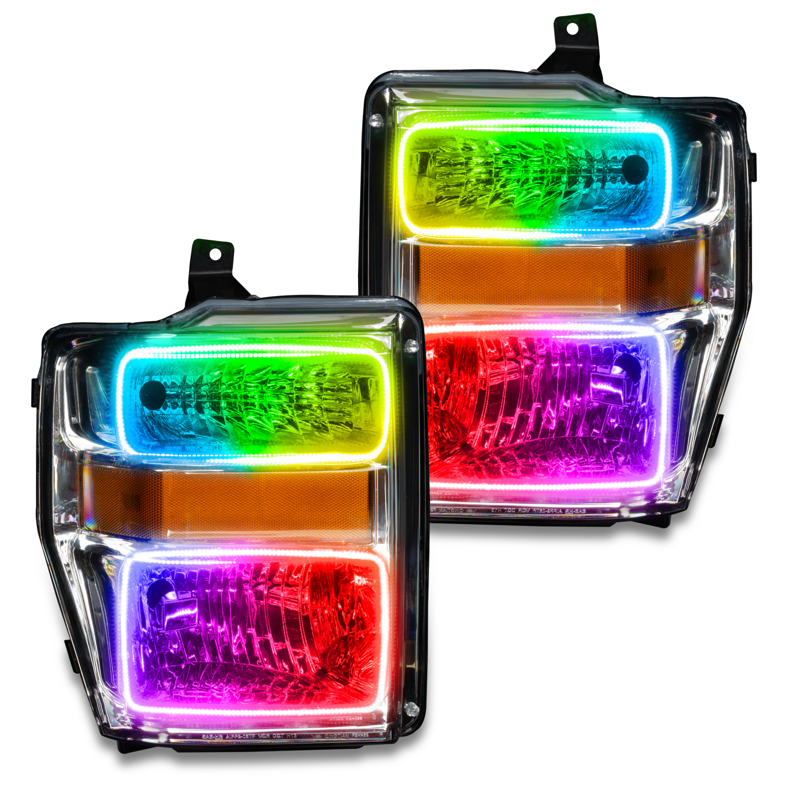 7189-334 - 2008-2010 Ford F250/350 LED HL - Chrome